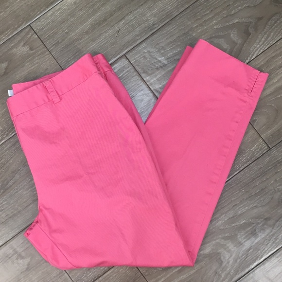 Vineyard Vines Pants - Vineyard Vines pink cotton ankle pants